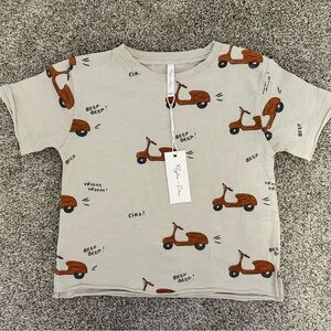 Rylee + Cru Cream Scooter Print Tee